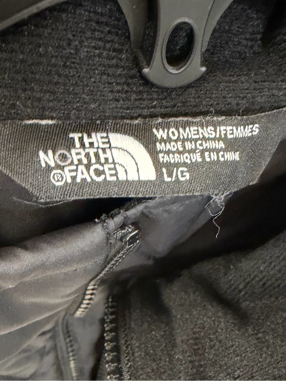 The North Face Womens Black Quilted Puffy Vest EUC Women’s SZ L - Picture 8 of 8